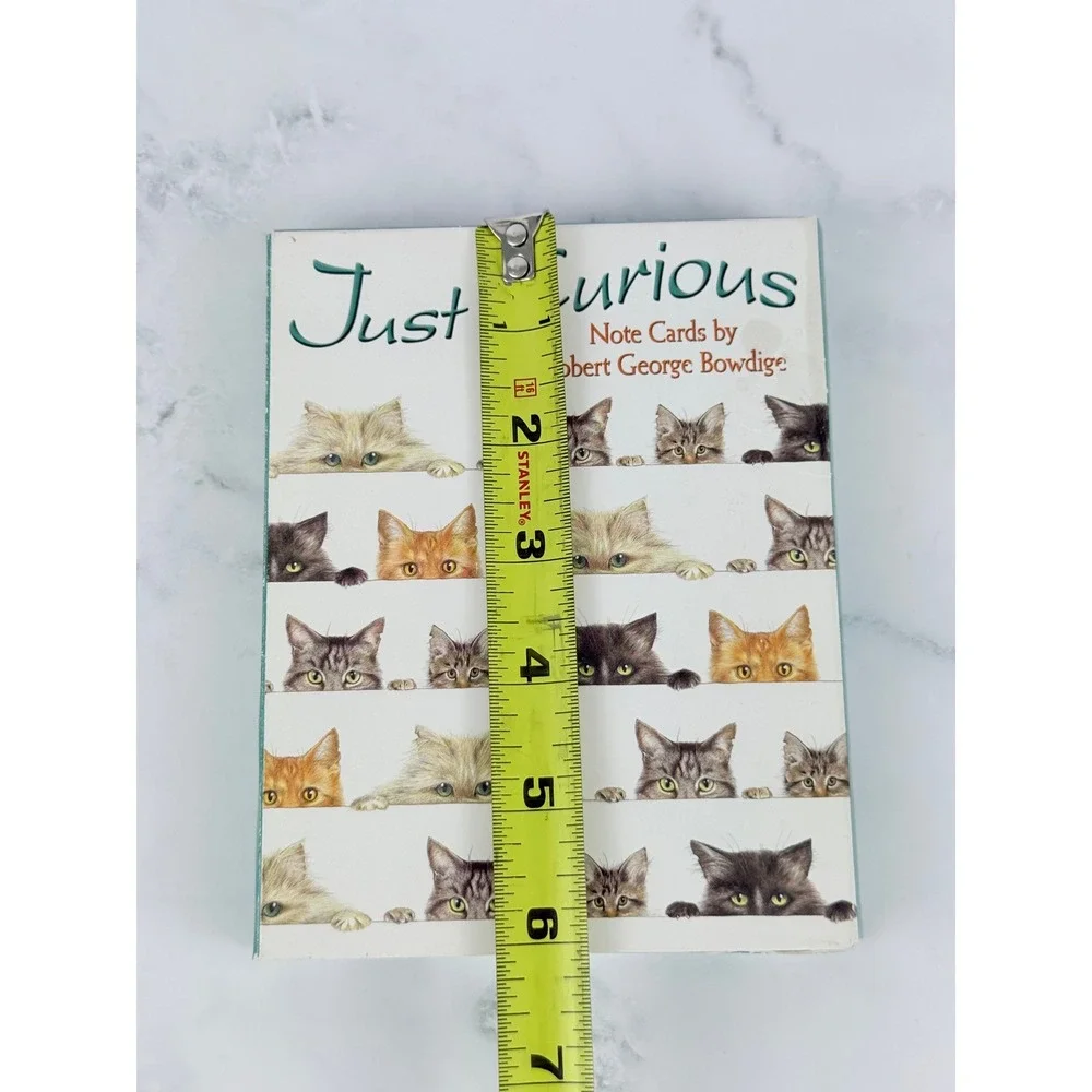 Just Curious Kitty Note Cards by Robert George Bowdige